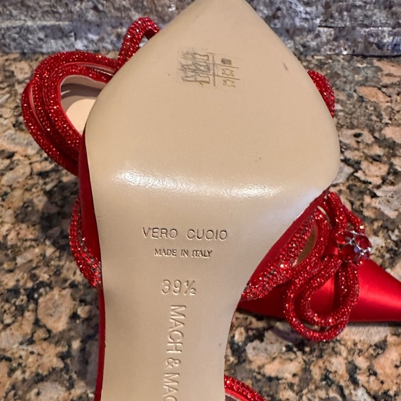 MACH & MACH Double-Bow Crystal-Embellished Pumps - Picture 13 of 14